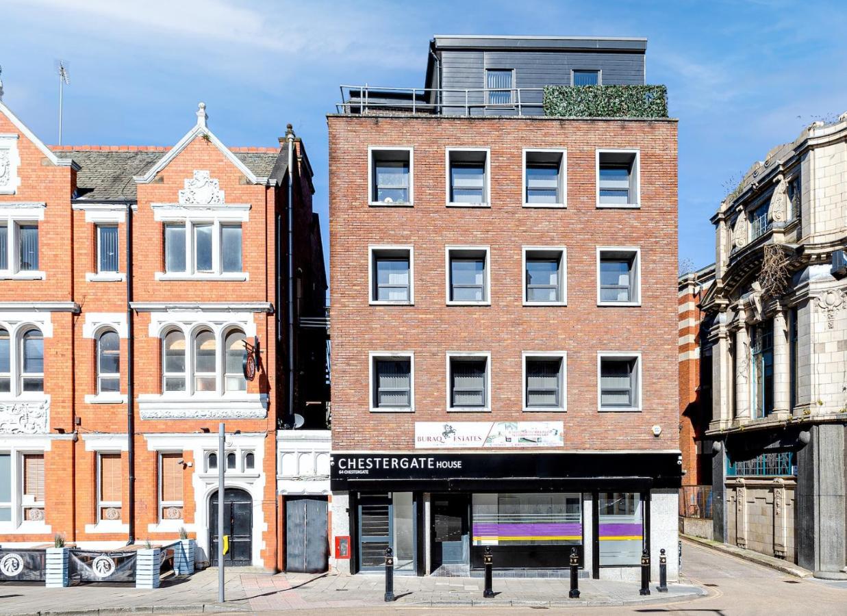 Cosy Modern Apt In Heart Of Stockport - Sleeps 4 Apartment Luaran gambar
